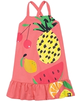 Boboli Girls Sundress in Fruits Print