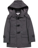 Isaac Mizrahi Boys' Duffle Coat in Gray