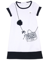 Le Chic Girls' Dress with Purse