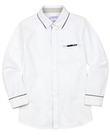 Mayoral Boy's Dress Shirt with Elbow Patches