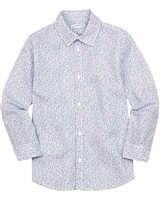 Mayoral Boy's Dress Shirt in Small Floral Print