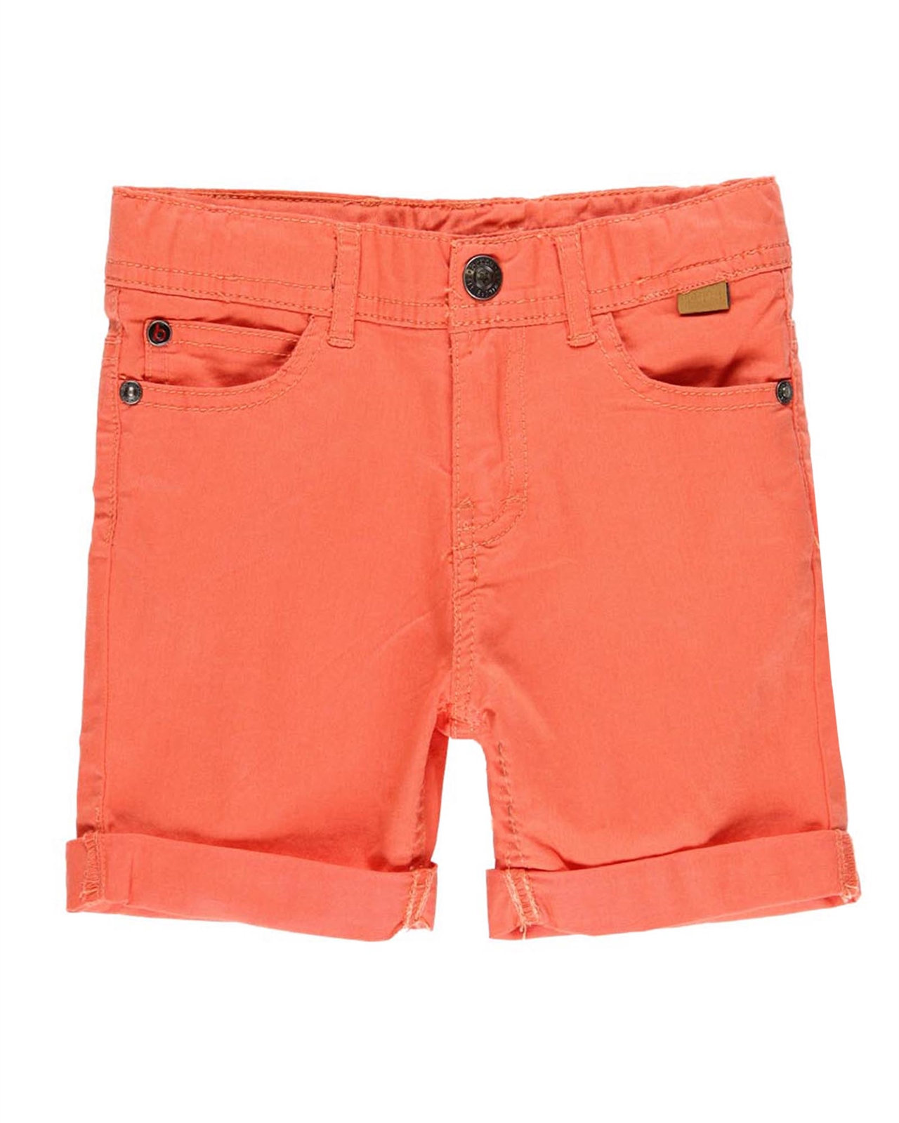 BOBOLI Boys Basic Poplin Shorts in Orange | Spring/Summer 2021