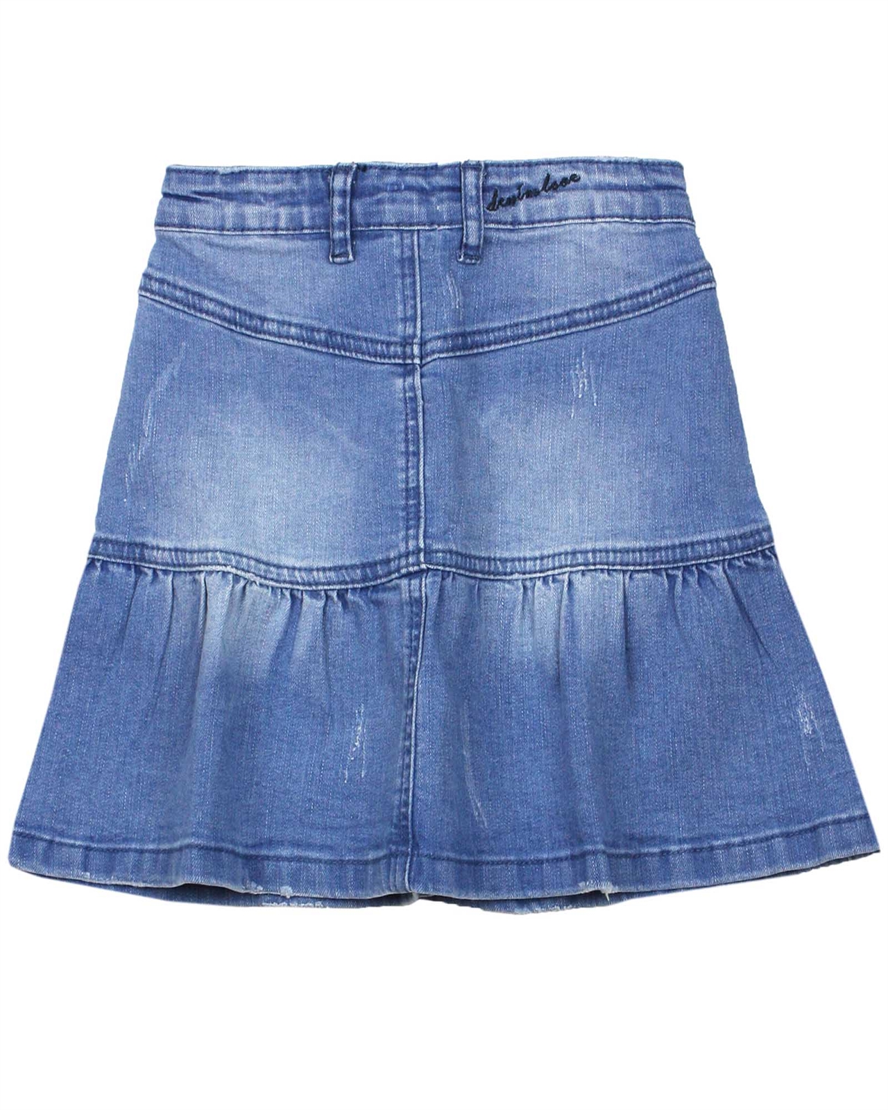 Denim 2024 frill skirt