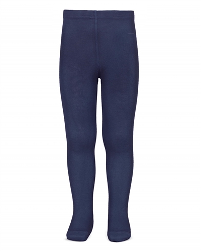 CONDOR Girls' Basic Tights in Navy | Moncouturier