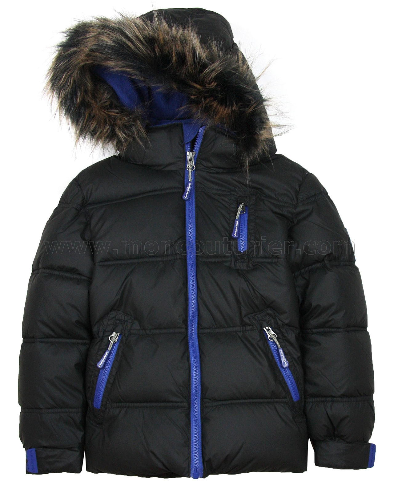 Deux par Deux Black Puffer Coat