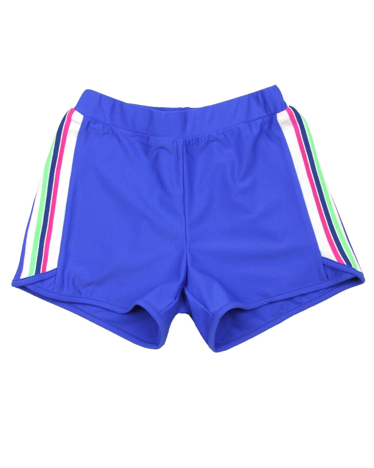 girls blue athletic shorts