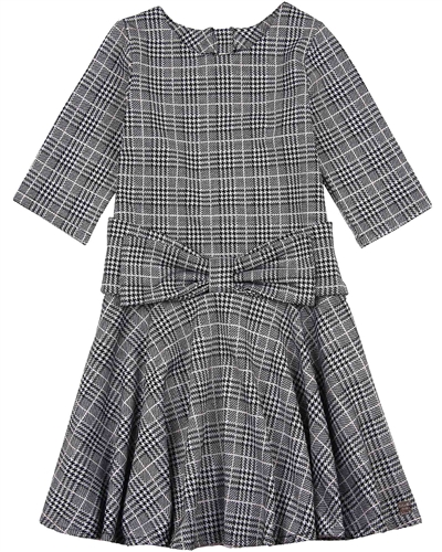 Deux par Deux Plaid Dress with Bow - Deux par Deux Fall Winter 2019/20 ...