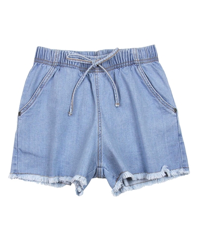 Gloss Junior Girls Denim Shorts with Frayed Hem - Gloss - Gloss Junior ...