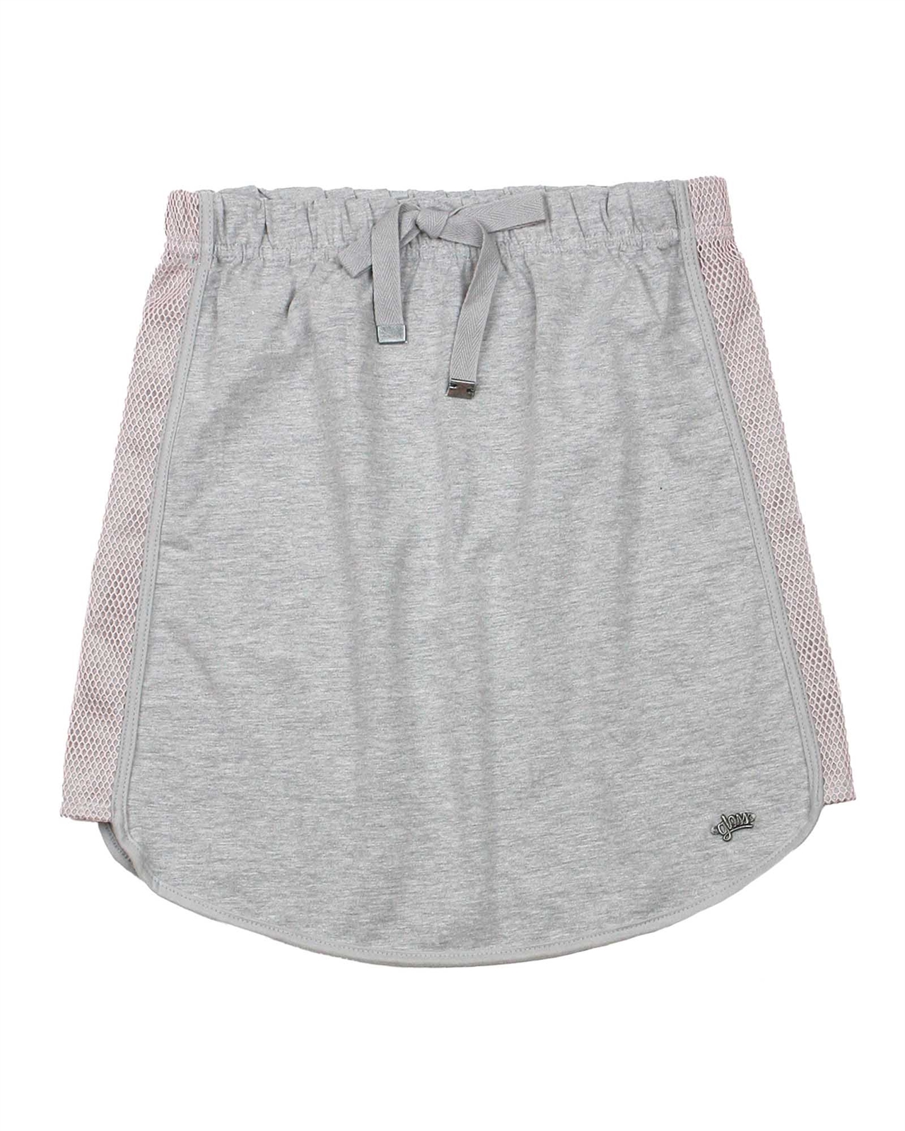 Drawstring grey 2024 jersey skirt