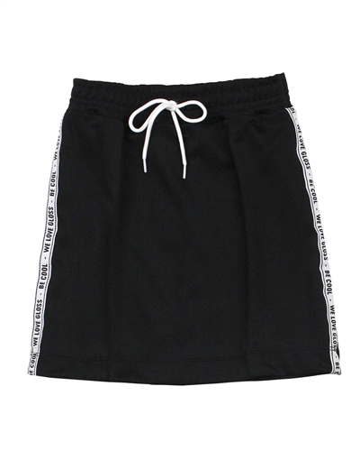 Gloss Junior Girl's Sporty Skirt in Black - We Love Gloss - Gloss Girls ...