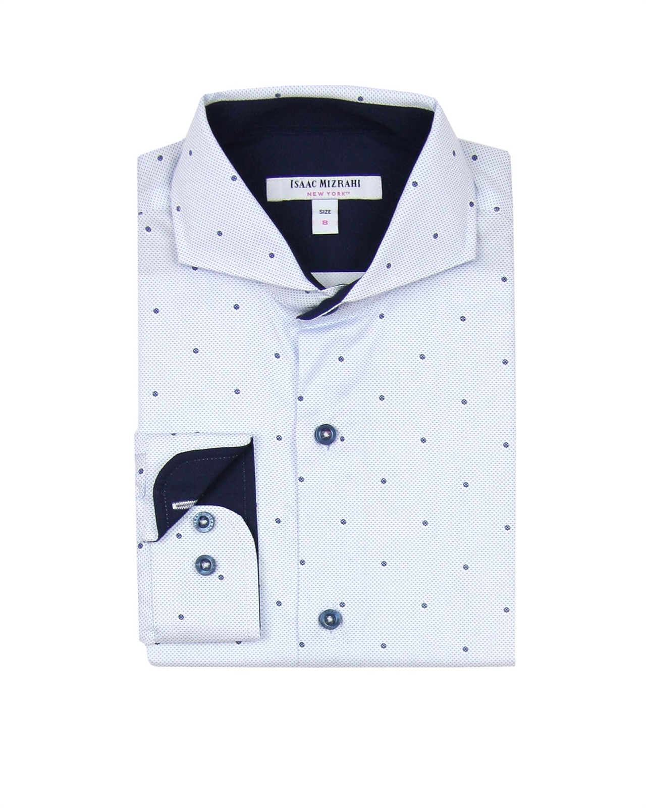 Polka dot boy clearance shirt