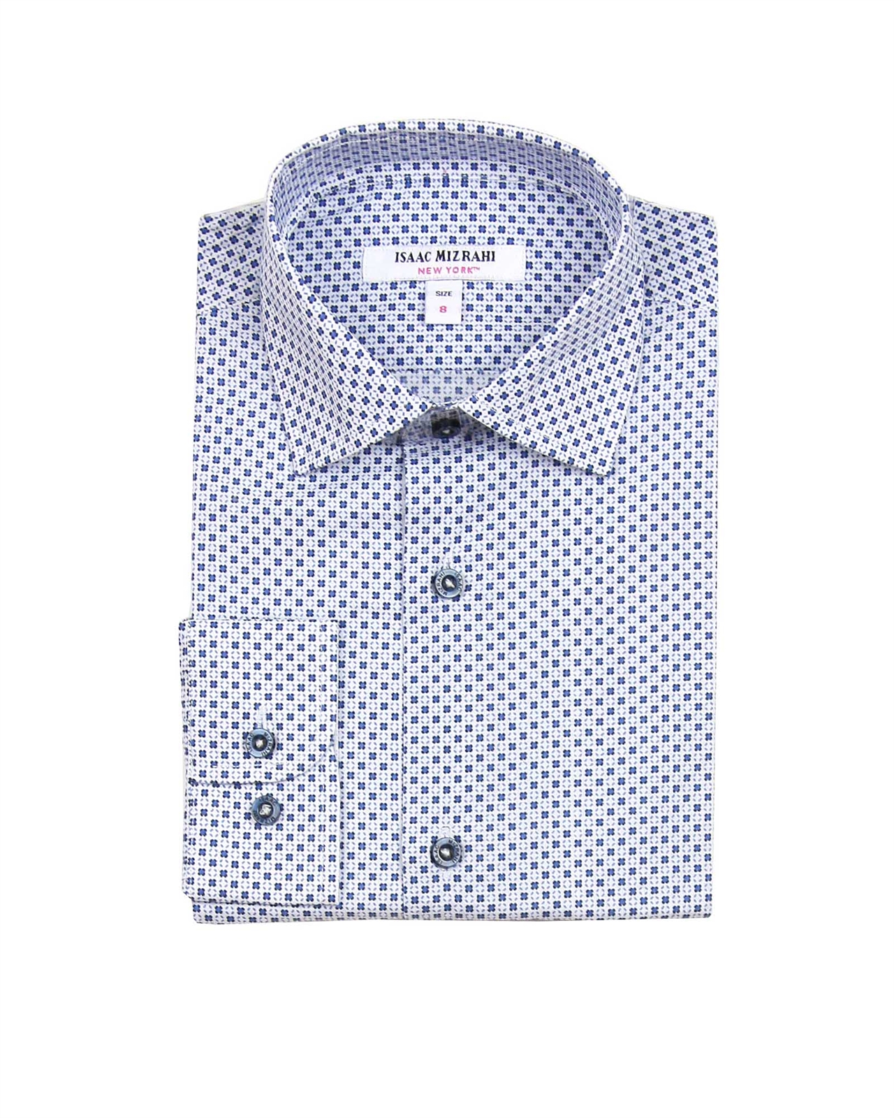 Boys blue 2024 dress shirt