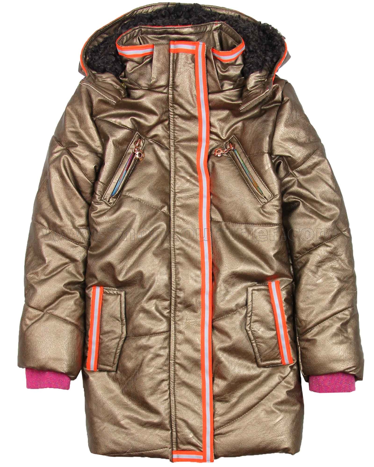 Bronze discount puffer coat