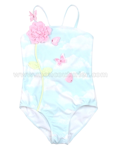 Kate Mack One-piece Swimsuit Butterfly Sky