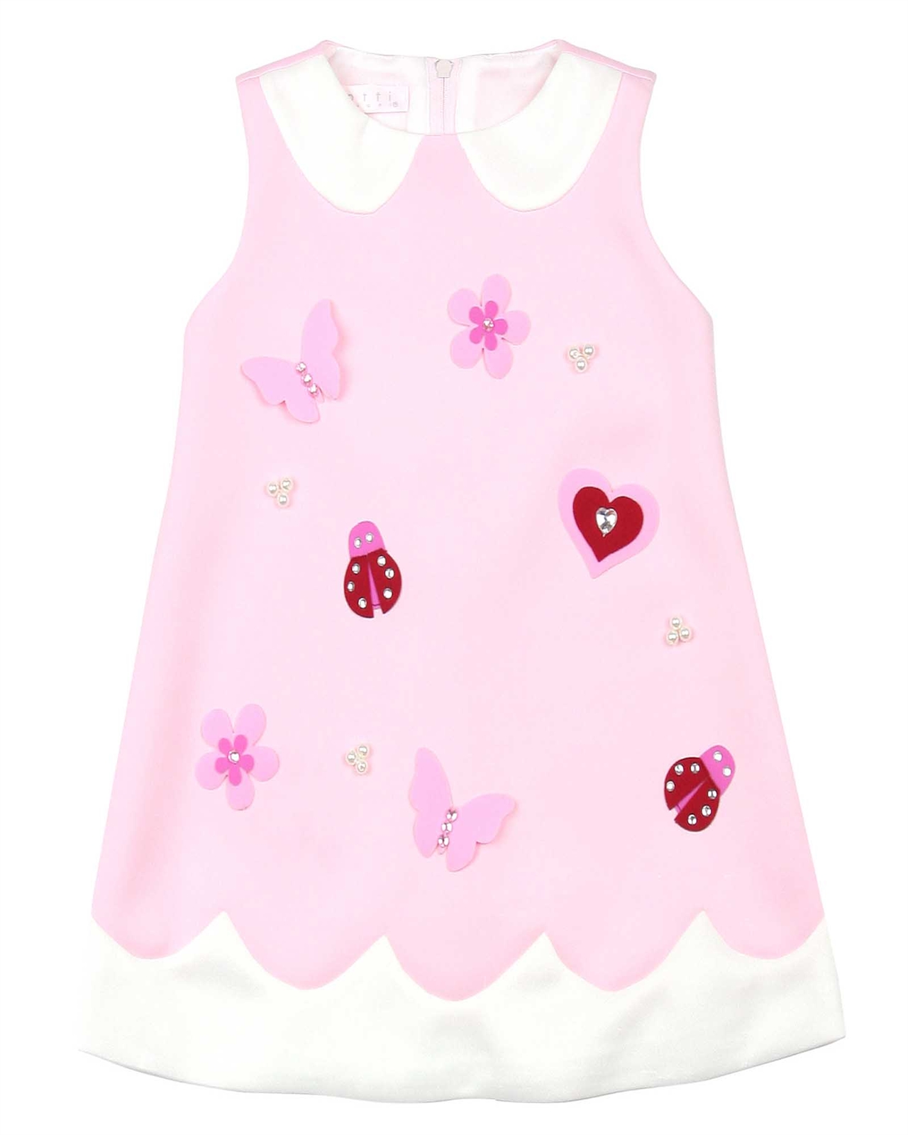 Biscotti Girls Garden Party Peter-pan Collar Dress in Pink | Biscotti ...