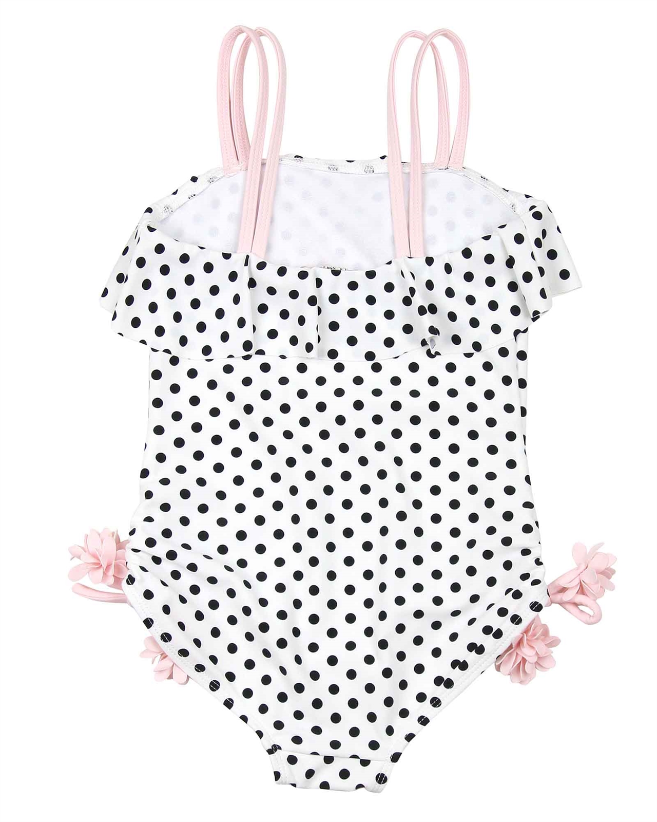 Kate Mack Girls Girlish Charm Swimsuit with Flounce | Biscotti and Kate ...
