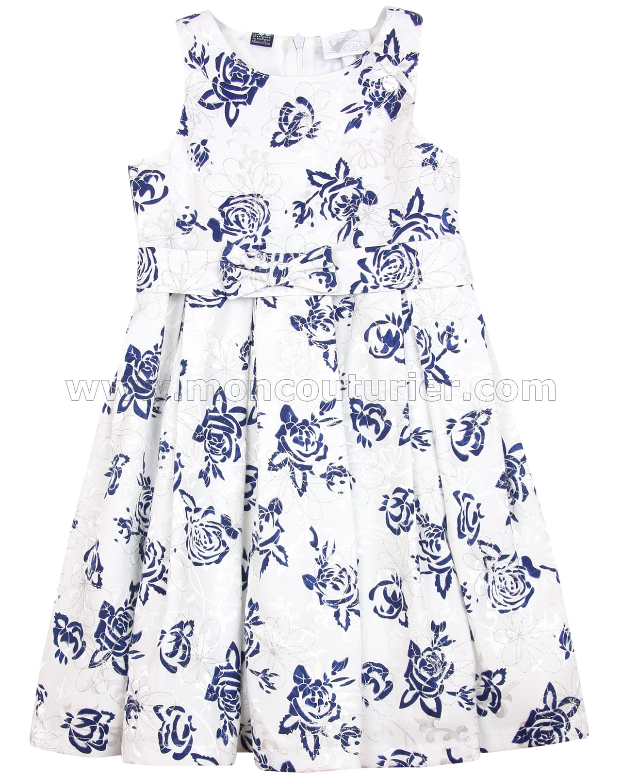 Navy jacquard outlet dress