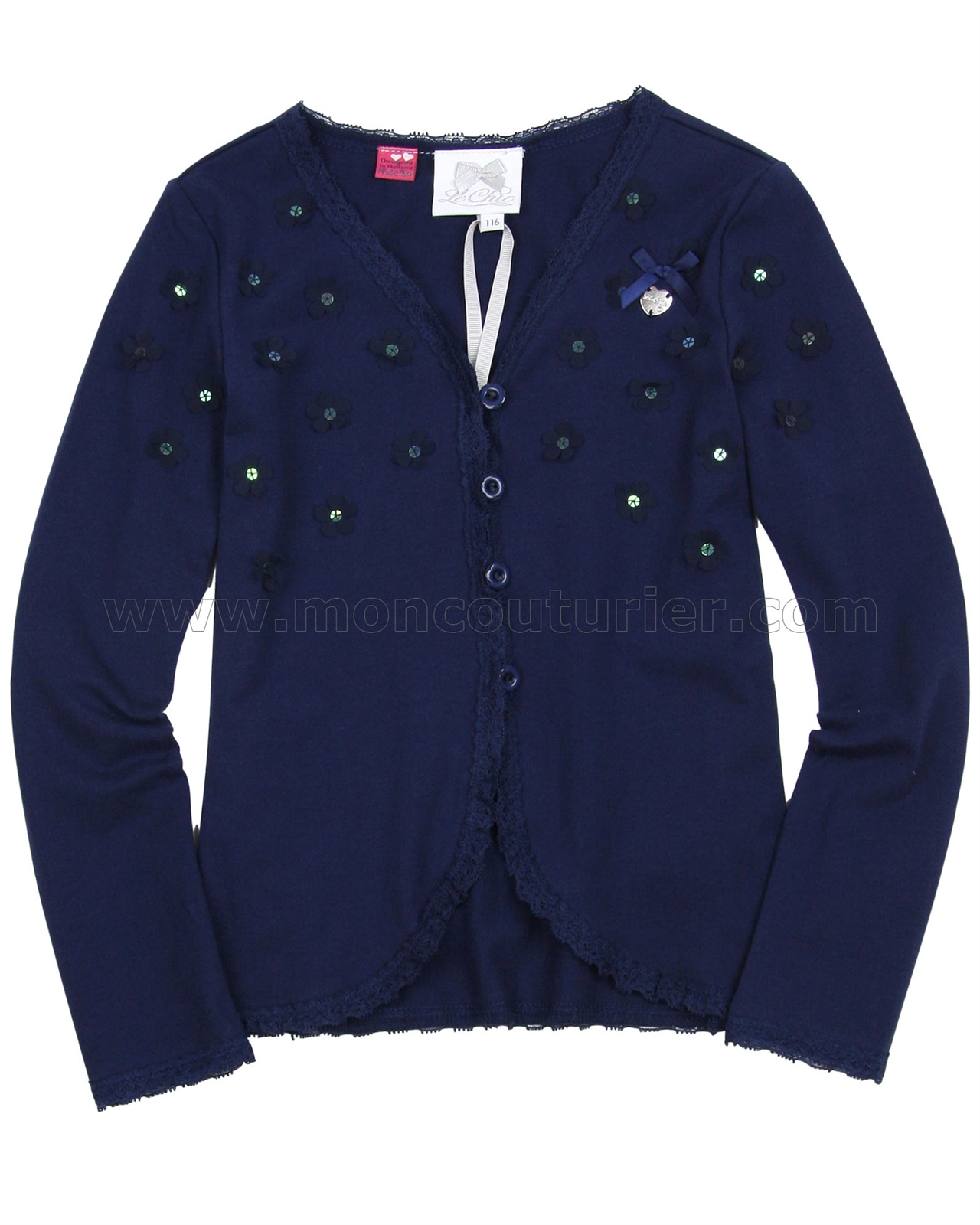 Navy 2025 jersey cardigan