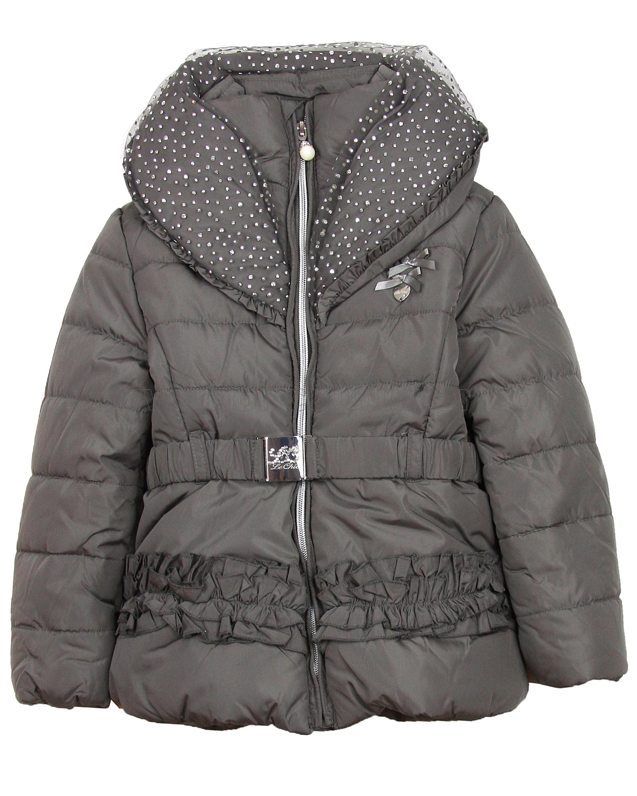 Le Chic Puffer Jacket with Shawl Collar Mud - Le Chic - Le Chic