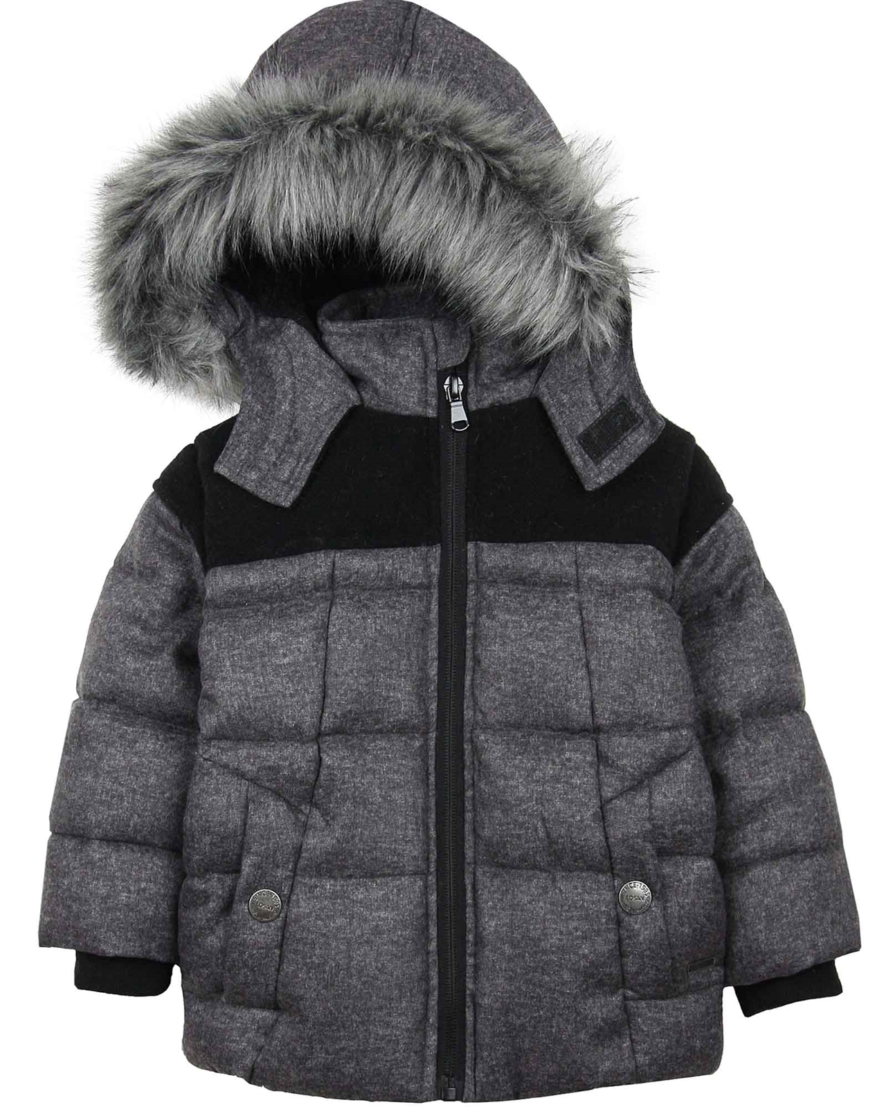 Boys grey outlet puffer coat