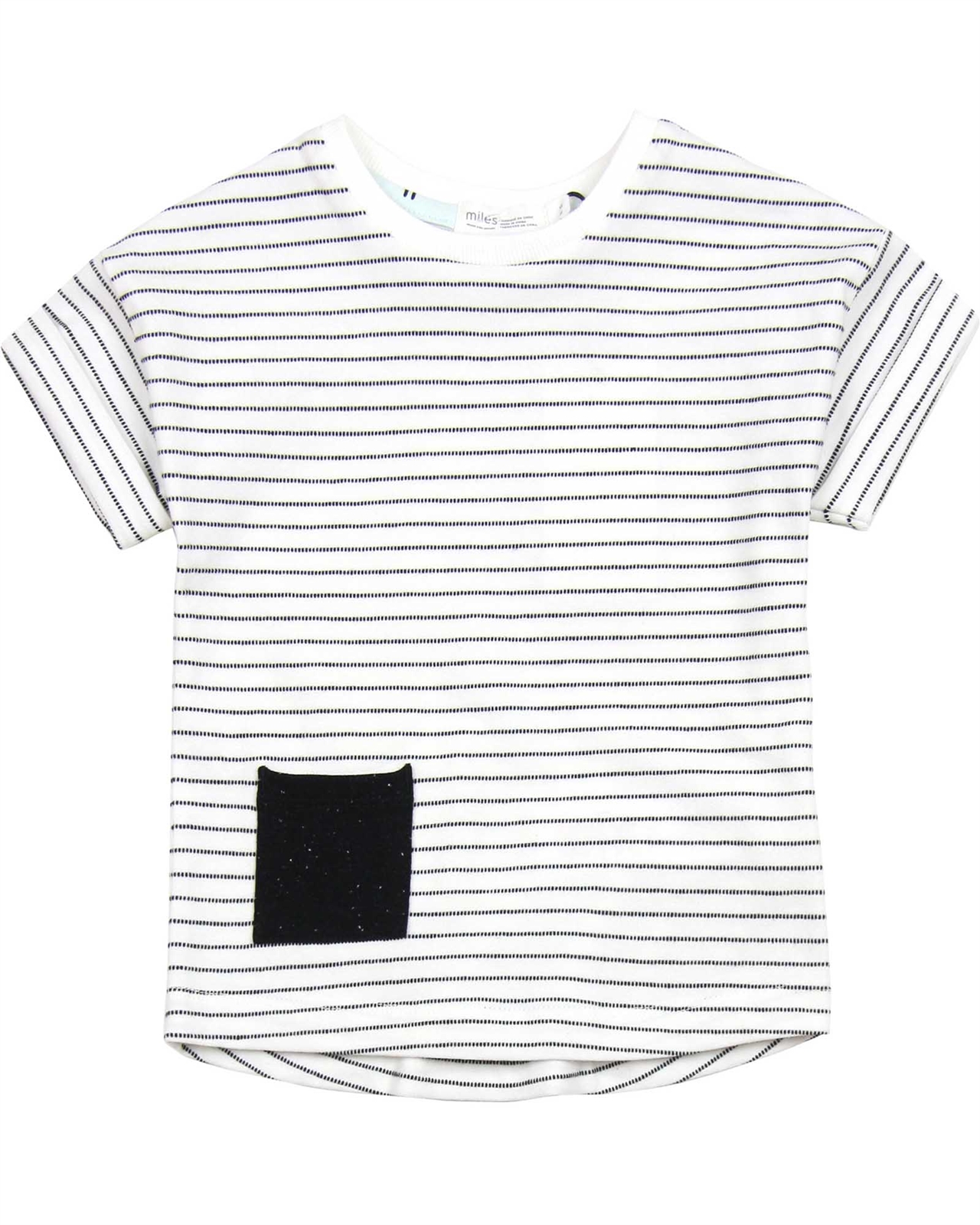 Black and white striped best sale shirt baby