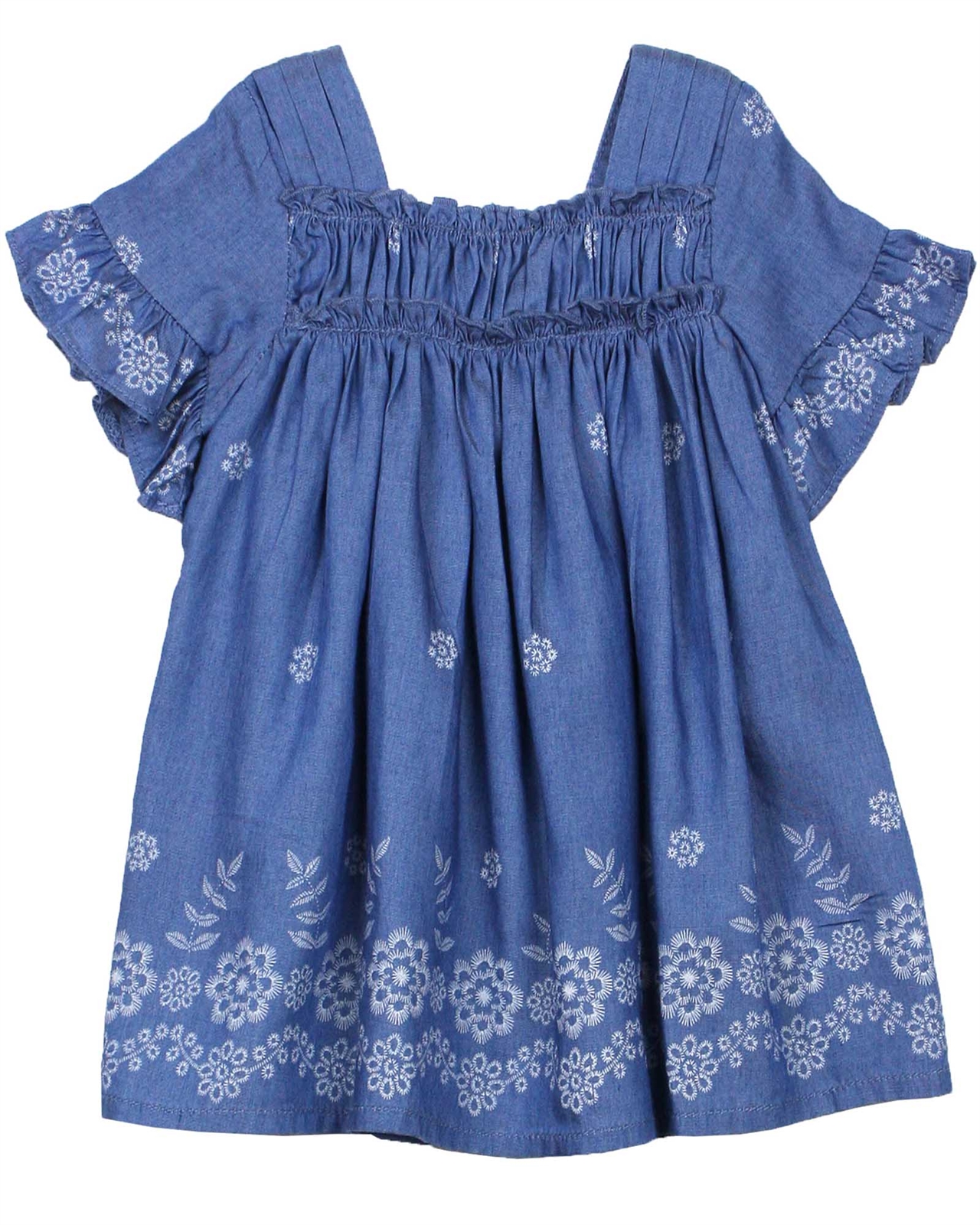 MAYORAL Baby Girl's Printed Chambray Dress, Sizes 12M-36M