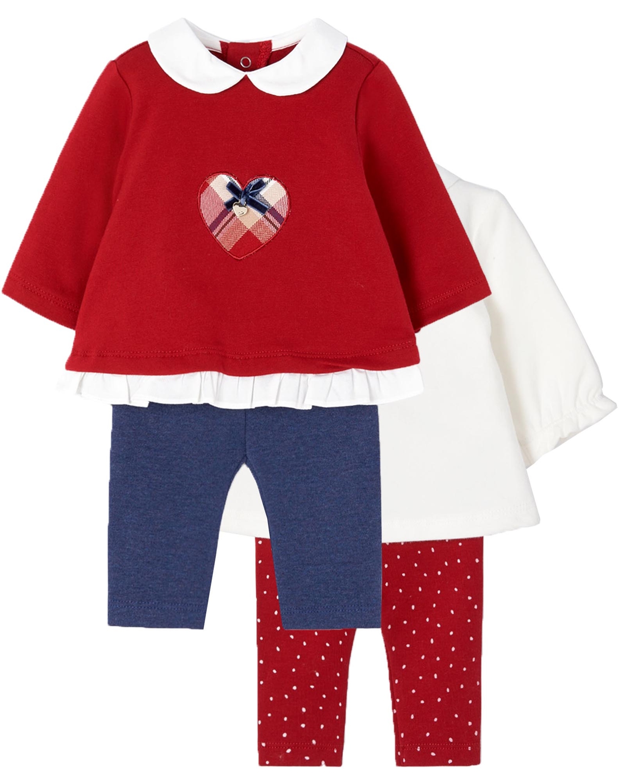 Mayoral Baby Girl s Two Sets of Christmas Tops and Leggings Mayoral Mayoral Fall Winter 2022 23