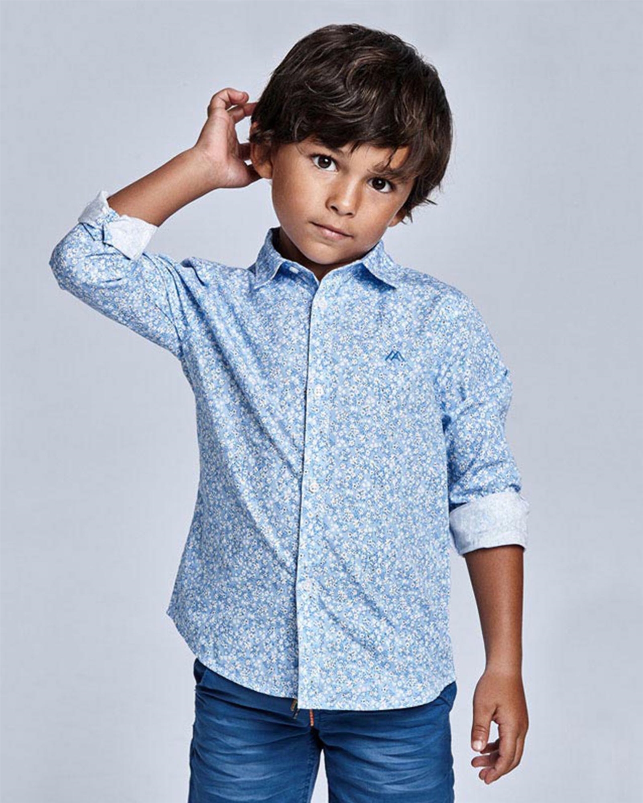 MAYORAL Boy's Shirt in Floral Print, Sizes 2-9