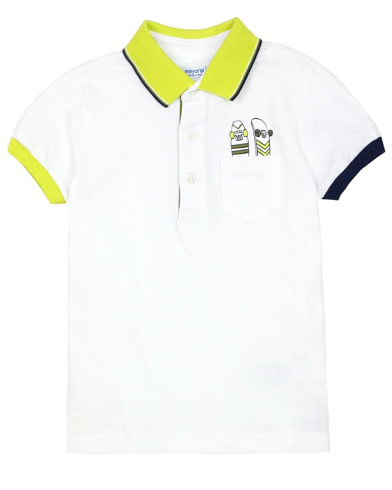 Mayoral Boy's Polo with Chest Pocket - Mayoral - Mayoral Spring/Summer 2021