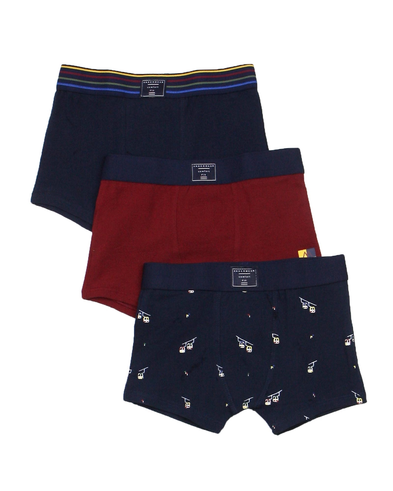 Mayoral Boy's Three-piece Boxers Set in Maroon - Mayoral - Mayoral Fall ...