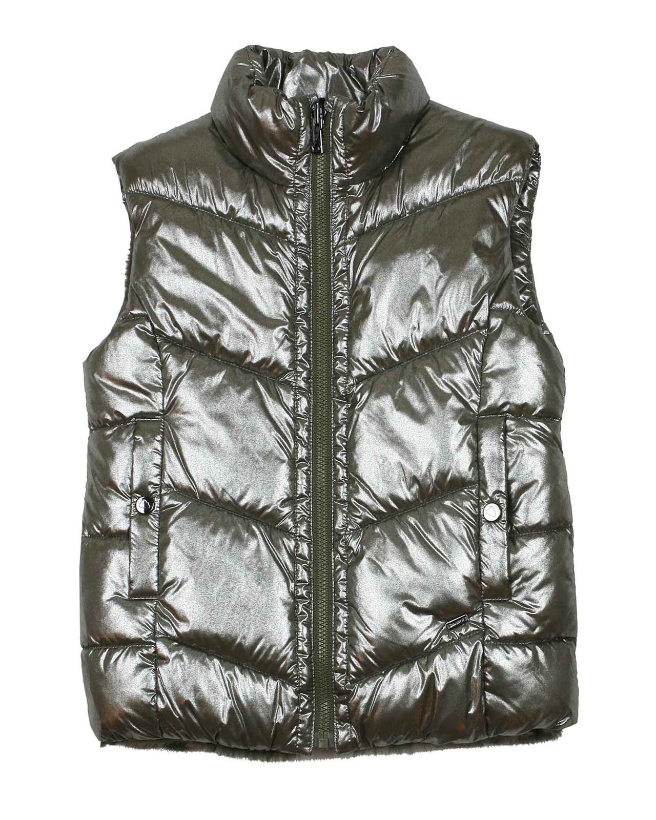 Mayoral Girl's Quilted Shiny Puffer Vest - Mayoral - Mayoral Fall