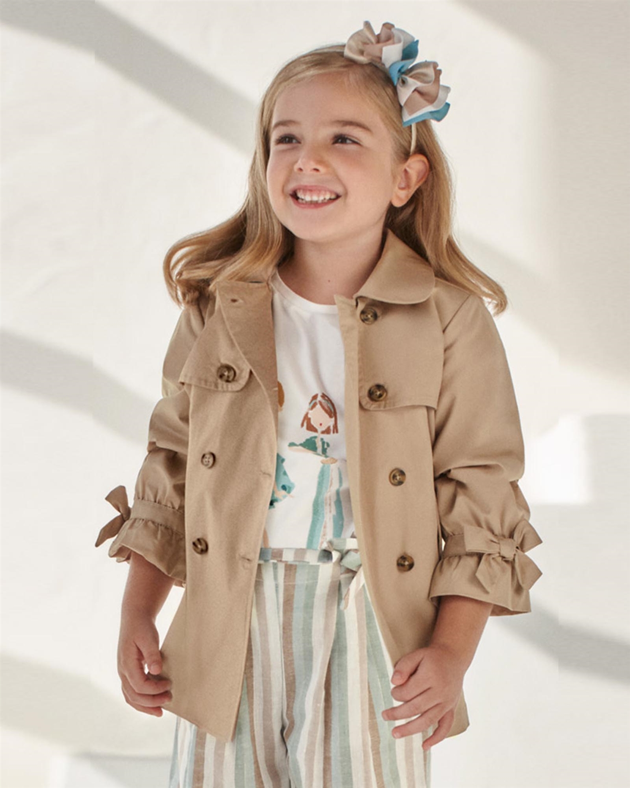 Girls trench outlet coat