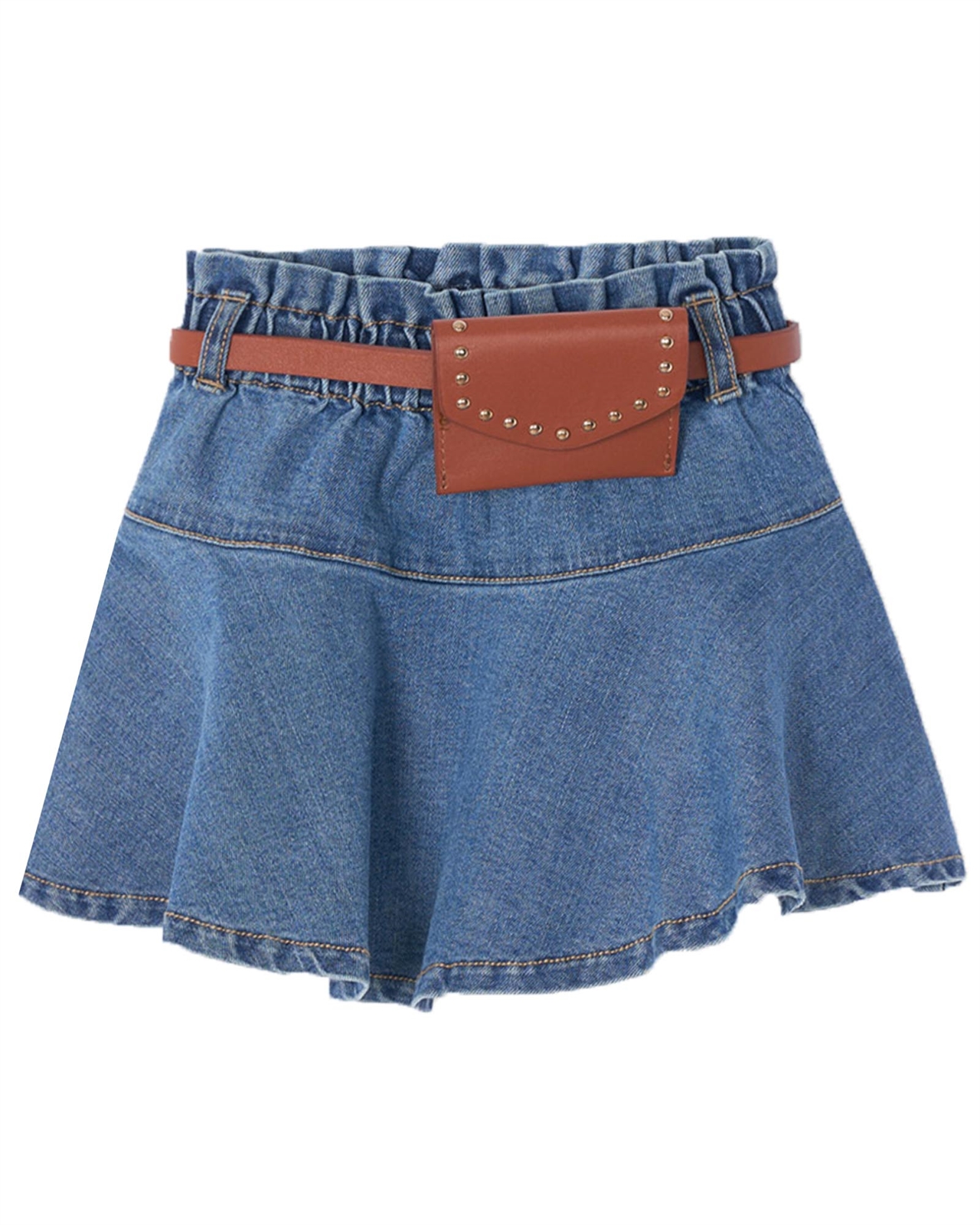 Blue jean skater sales skirt