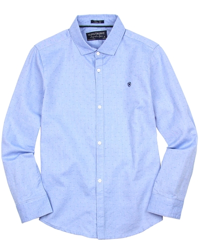 Mayoral Junior Boys' Light Blue Oxford Shirt