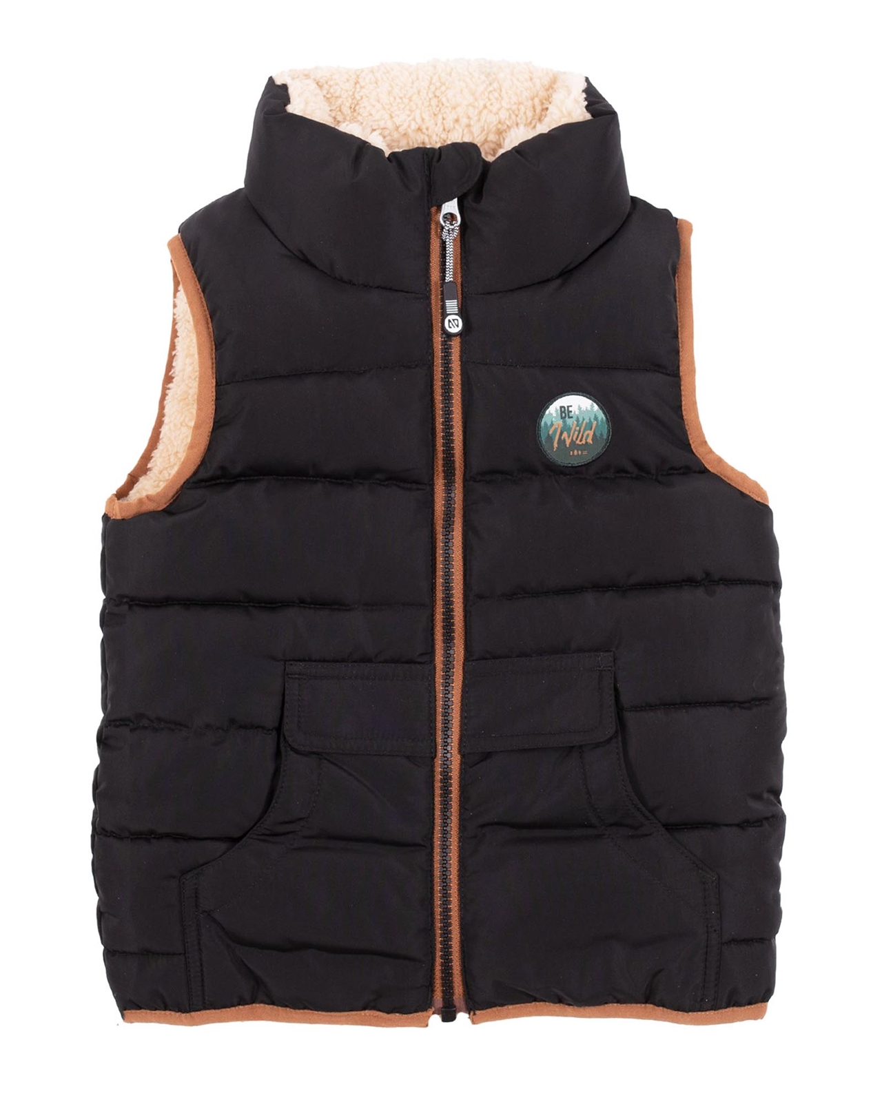 Boys hooded shop puffer vest