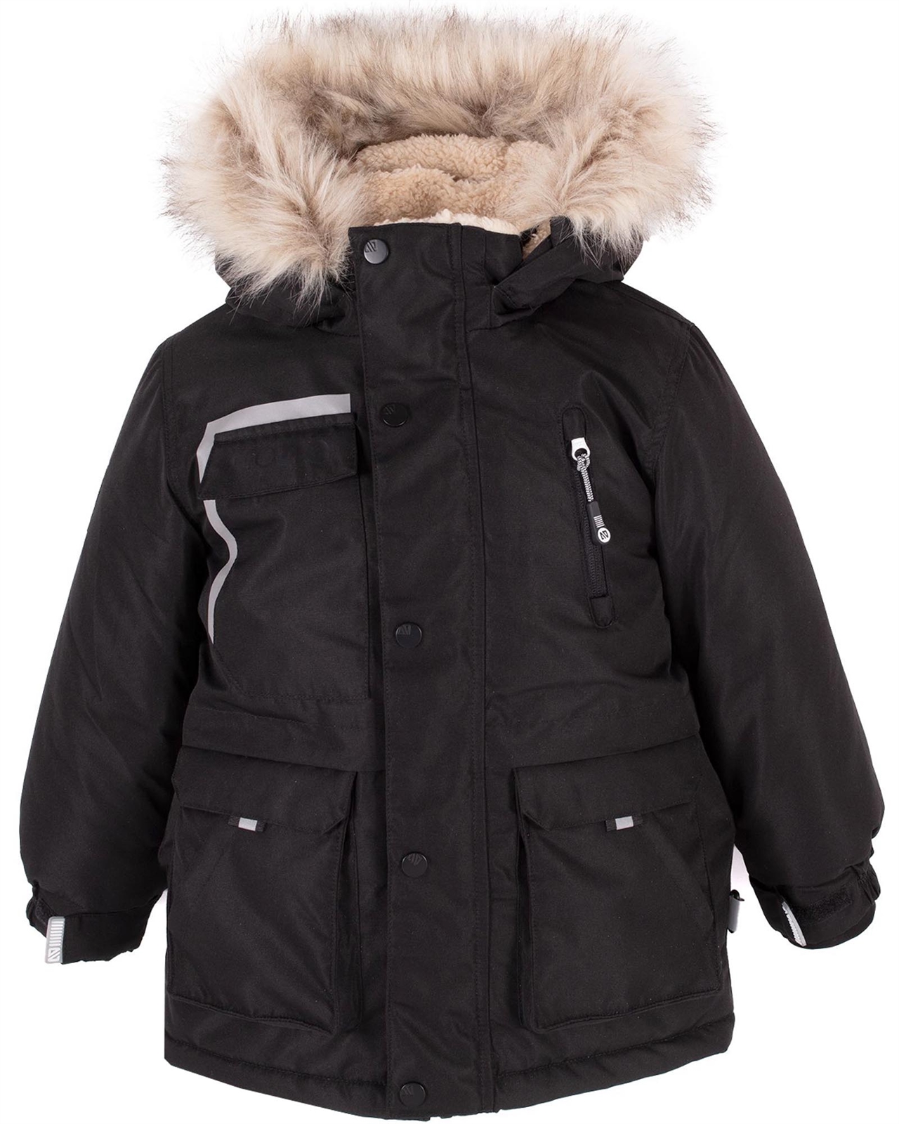 Boys fur hood clearance parka