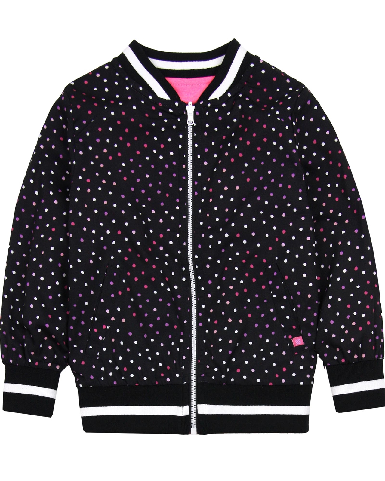 Polka dot 2025 bomber jacket