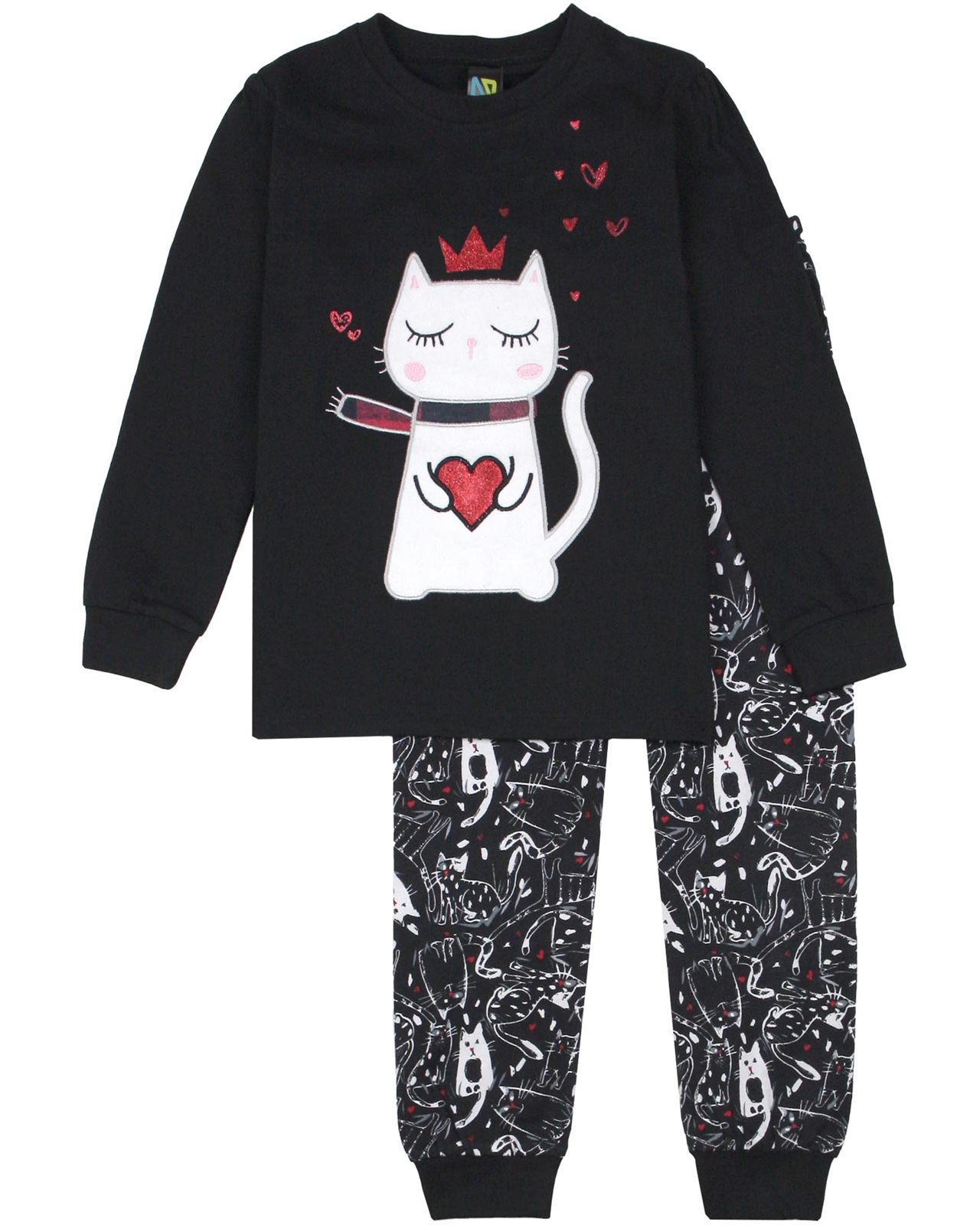 christmas cat pyjamas