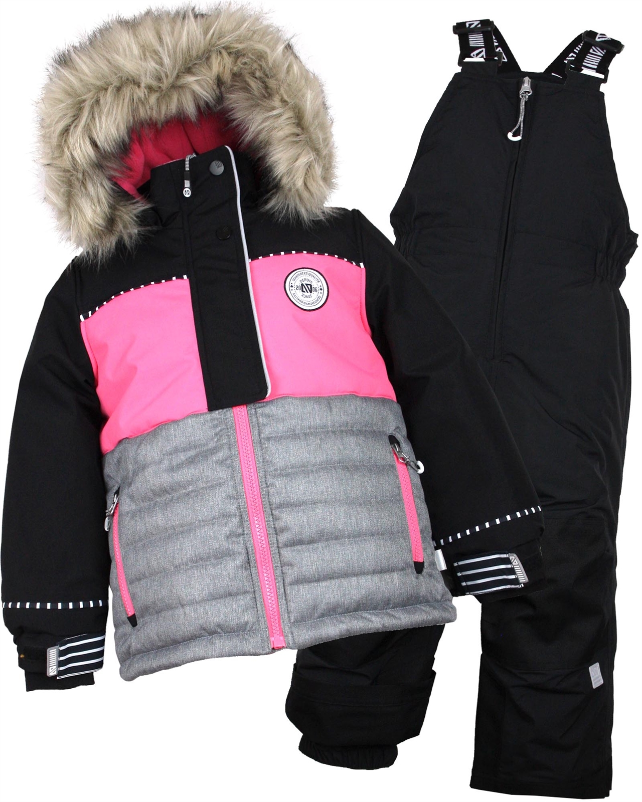 Girls sales snowsuit set