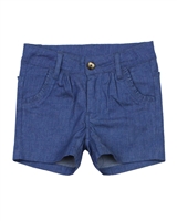 Nano Girls Chambray Shorts with Ruffles