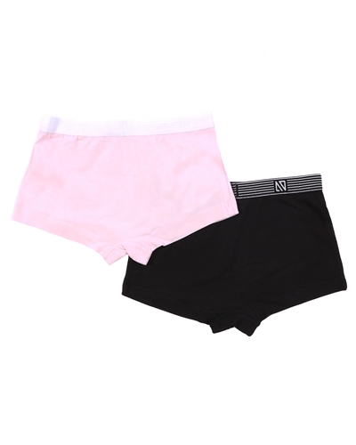 NANO Girls' Three-pack Underwear Set in Coral, Sizes 2-12
