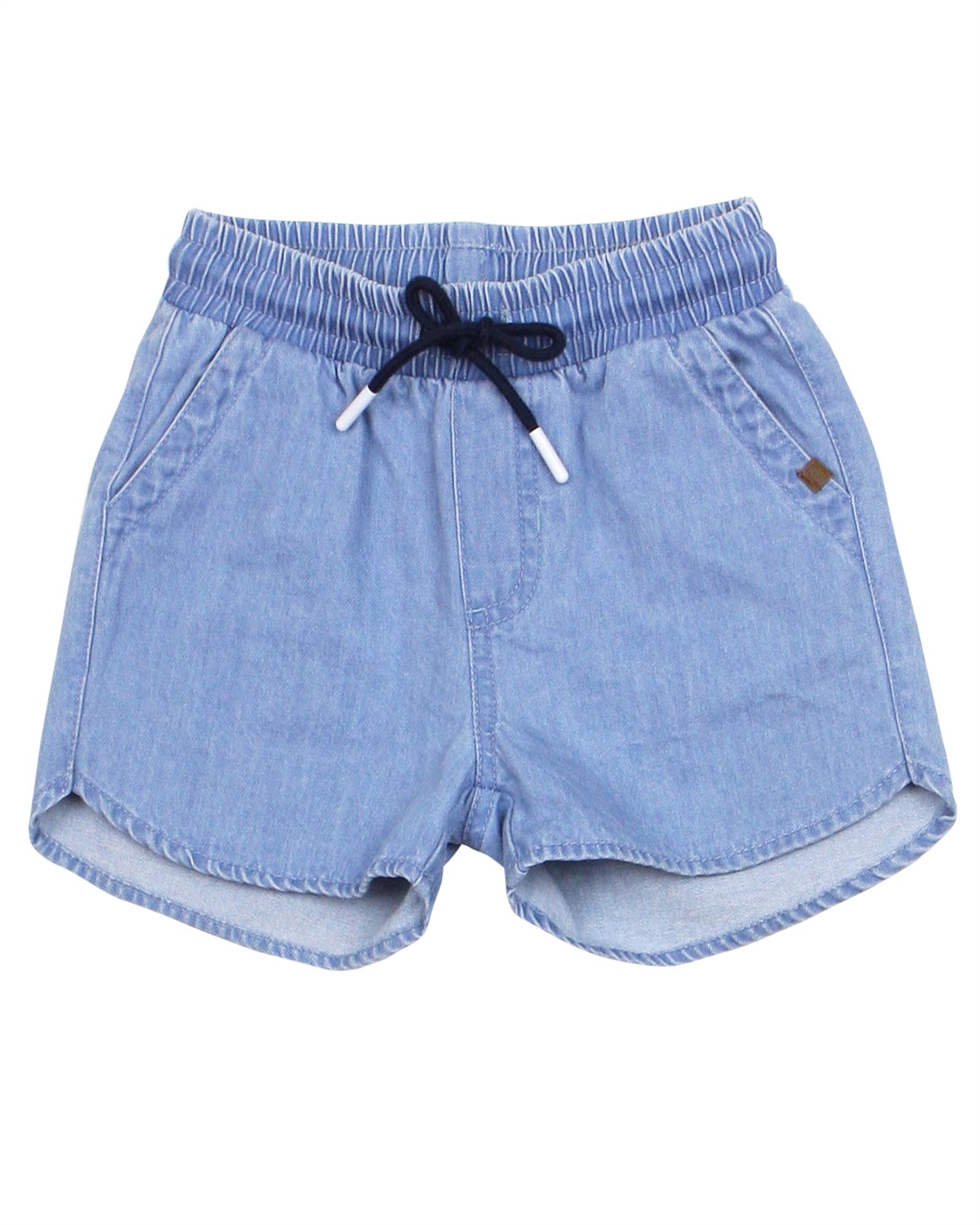 Denim shorts clearance elastic waist