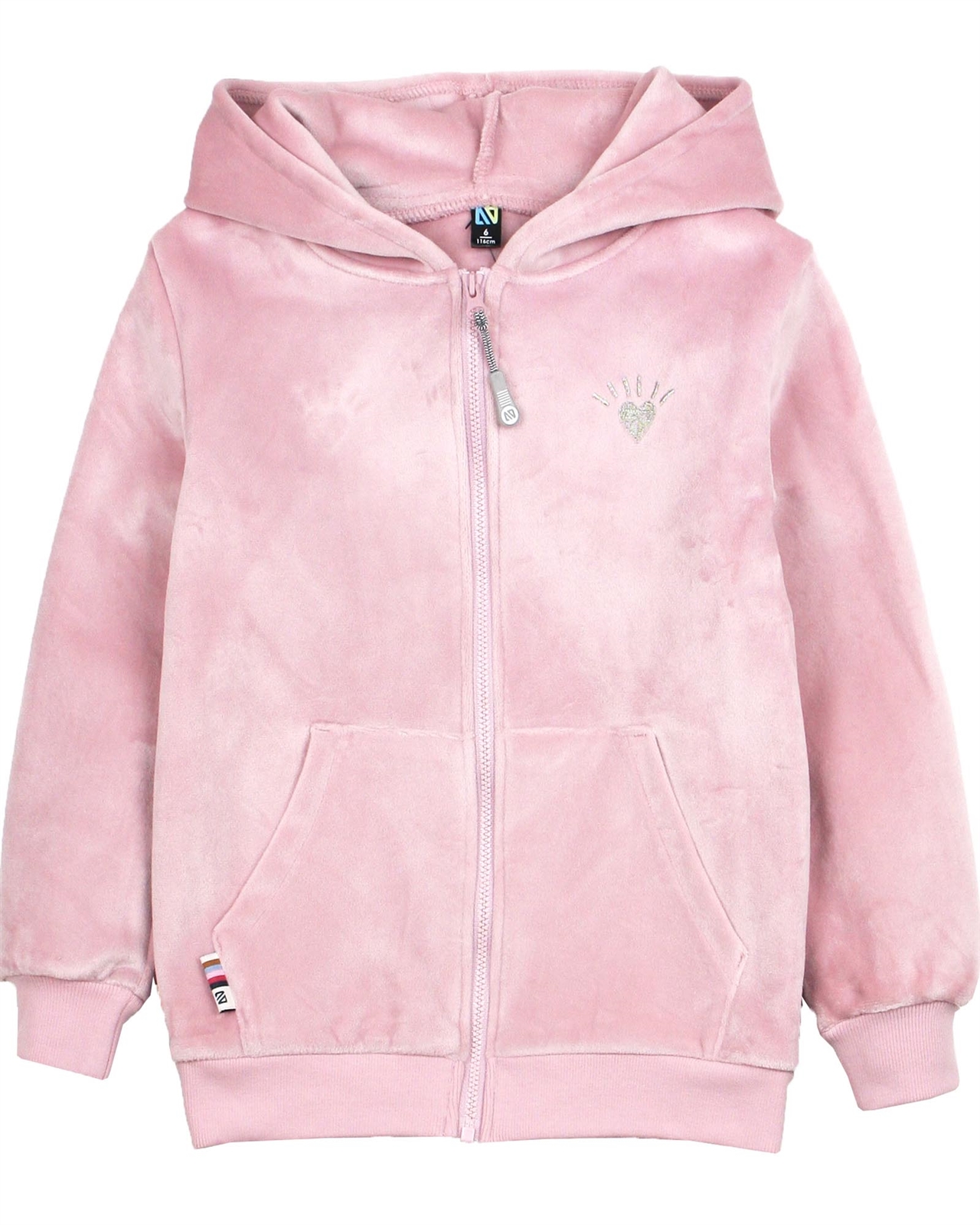 Pink velour hot sale hoodie women's