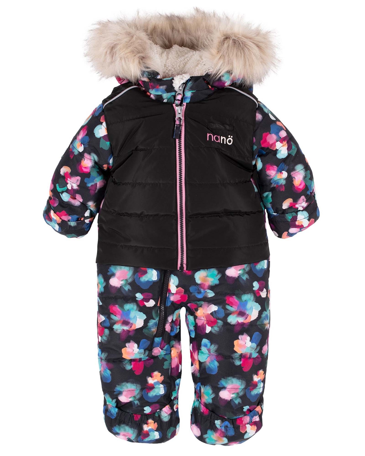 Baby girl outlet fleece snowsuit