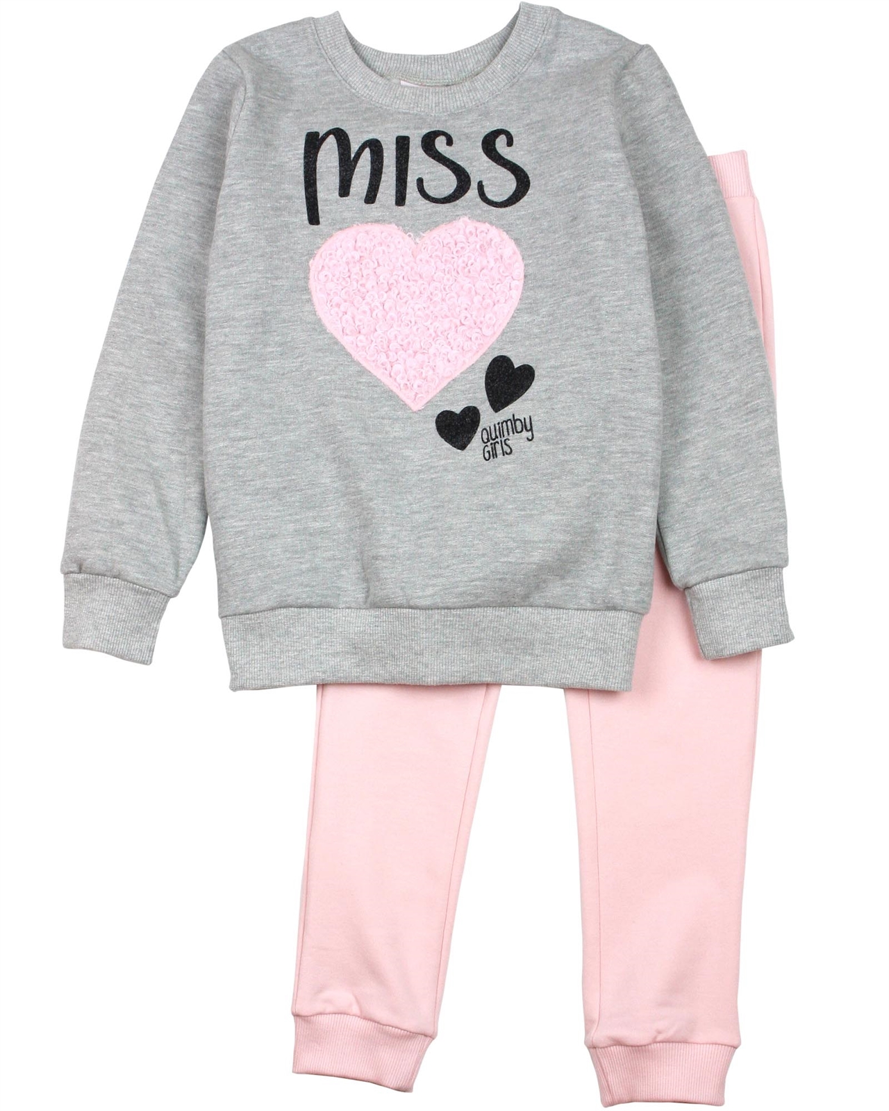 Pink and sale grey sweatshirt