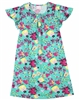 Quimby Girls Printed Jersey Dress in Green