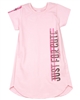 Quimby Girls T-shirt Terry Dress in Pink