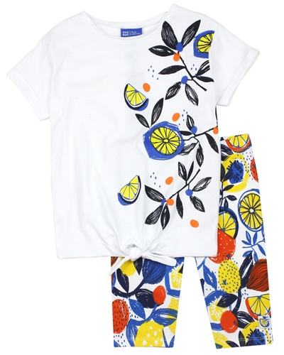 MAYORAL Girl's T-shirt and Floral Print Leggings Set, Sizes 4-9