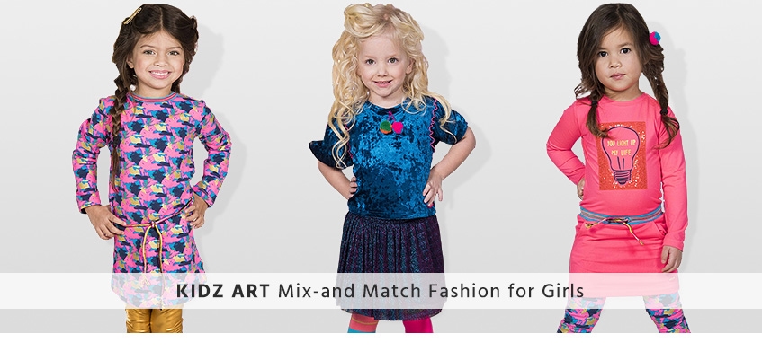 Kidz-Art - Colourful Girls' Mix-and-Match Fashion